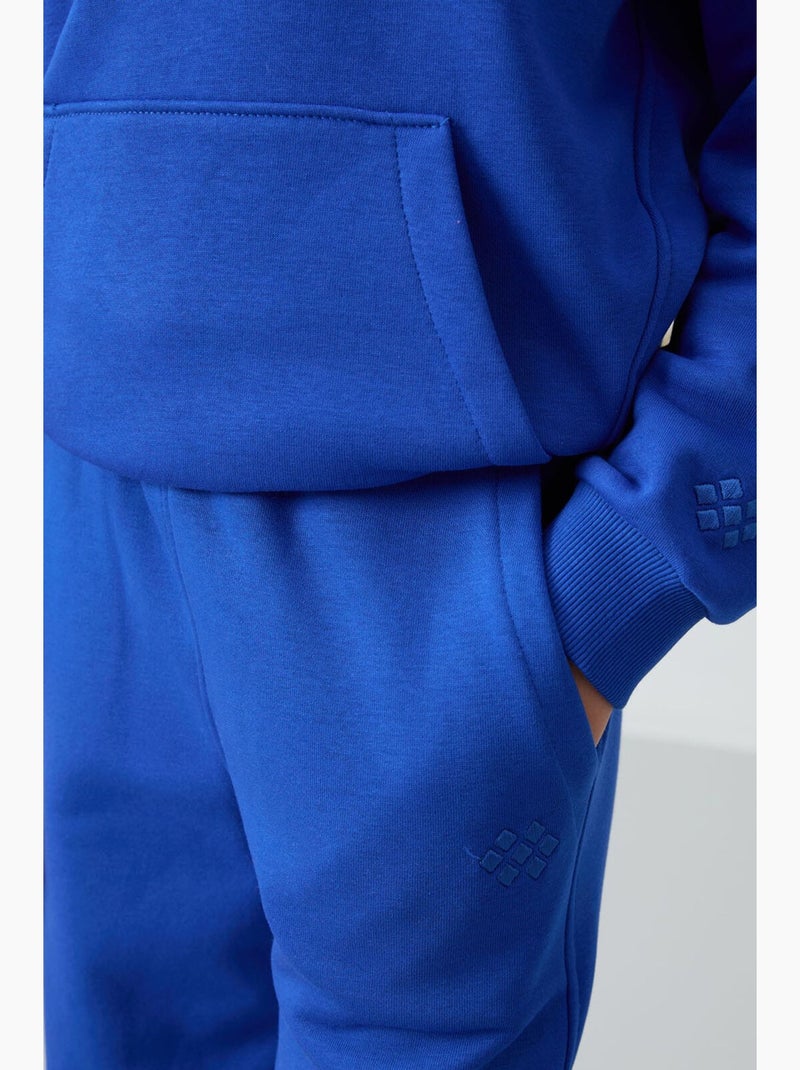 Conjunto active de 2 peças algodão poliéster tommy Azul-cobalto - Kiabi