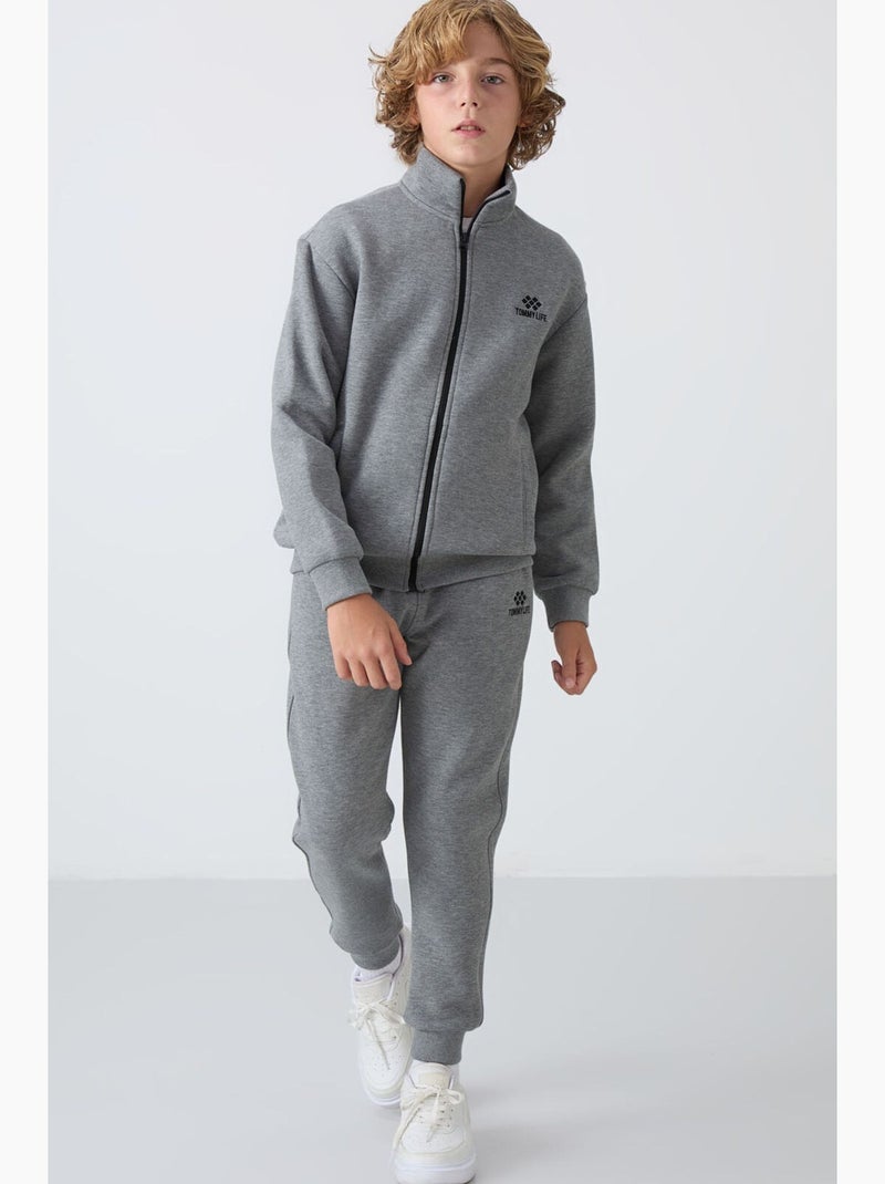 Conjunto active infantil tommy Cinza - Kiabi