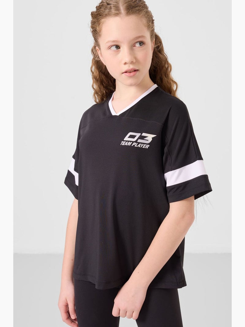 Conjunto active infantil tommy Preto - Kiabi