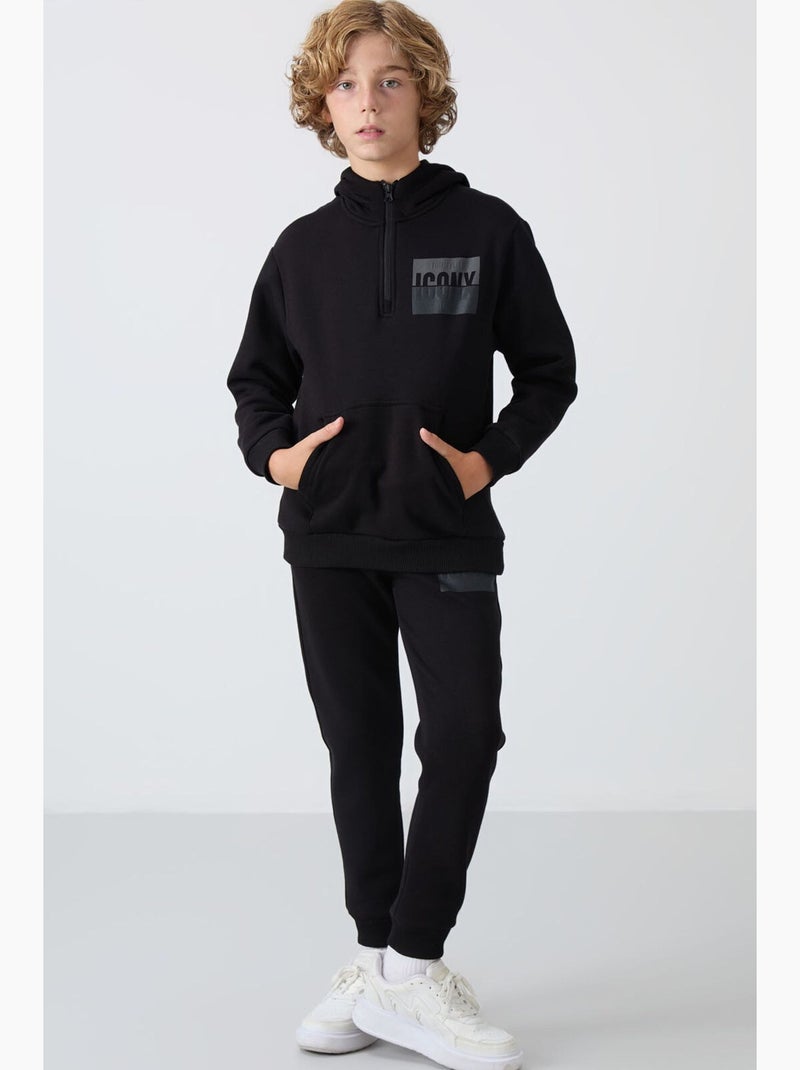 Conjunto active infantil tommy Preto - Kiabi