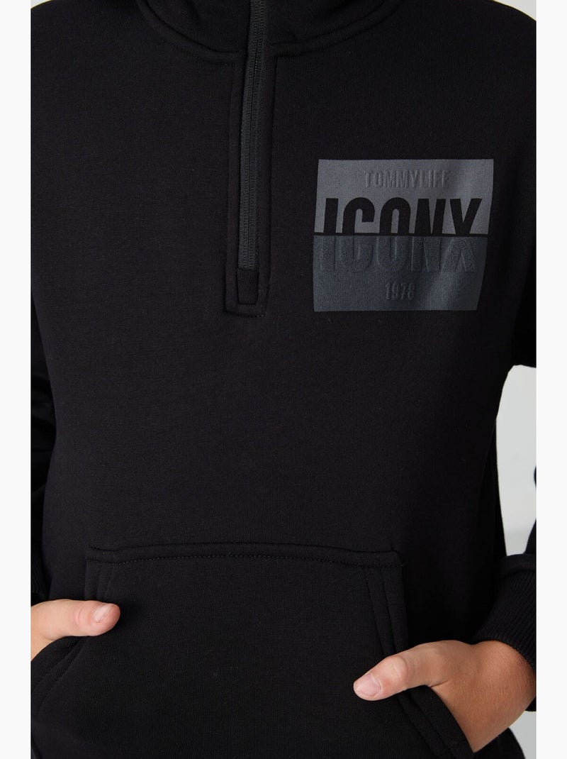 Conjunto active infantil tommy Preto - Kiabi