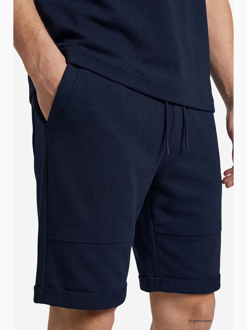 Conjunto active masculino em mistura de algodão tommy Azul-marinho - Kiabi