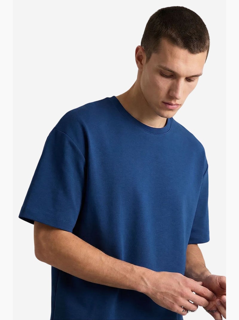 Conjunto active masculino em poliéster-elastano tommy Azul - Kiabi