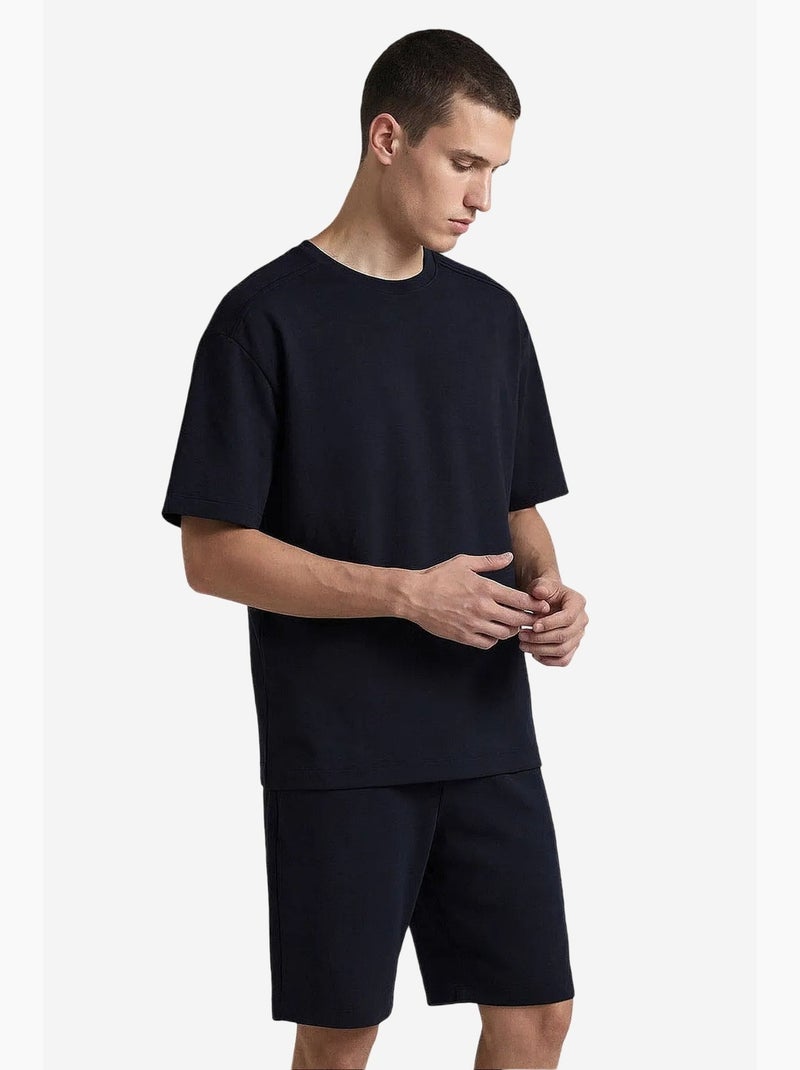 Conjunto active masculino em poliéster-elastano tommy Azul-marinho - Kiabi