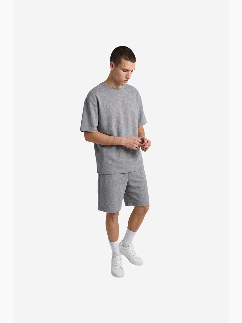 Conjunto active masculino em poliéster-elastano tommy Cinza - Kiabi