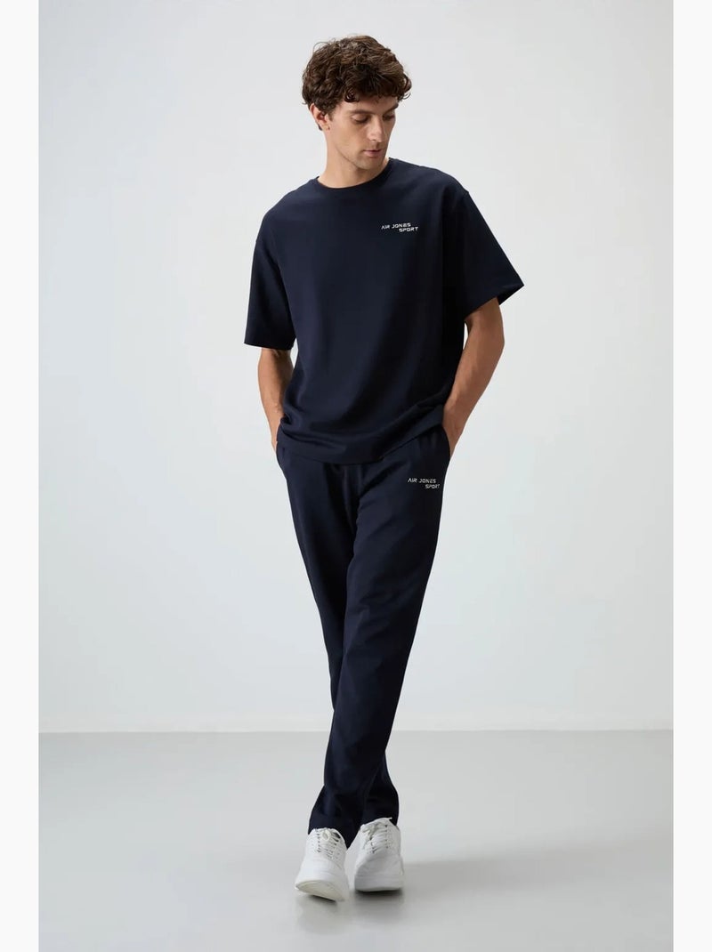 Conjunto active oversize em algodão e poliéster para homem tommy Azul-marinho - Kiabi
