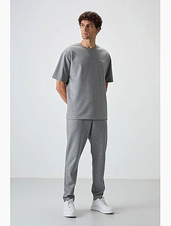 Conjunto active oversize em algodão e poliéster para homem tommy