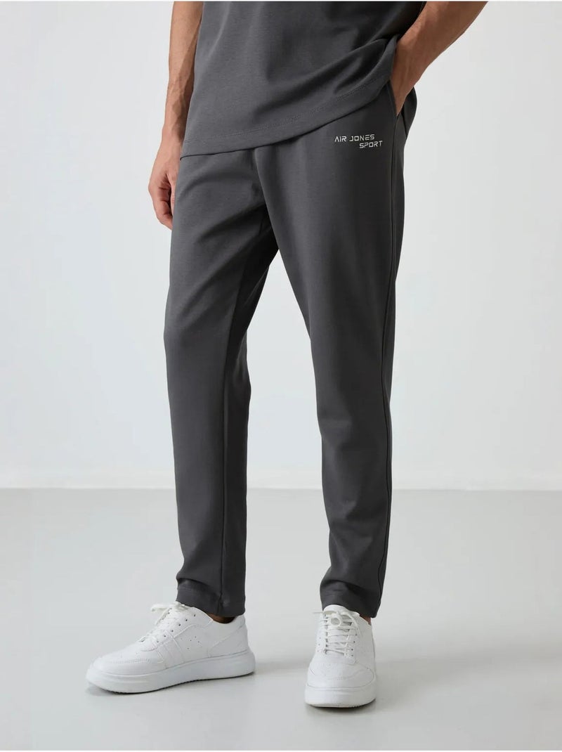 Conjunto active oversize em algodão e poliéster para homem tommy Cinza-preto - Kiabi