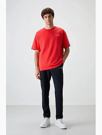 Conjunto active oversize em algodão e poliéster para homem tommy