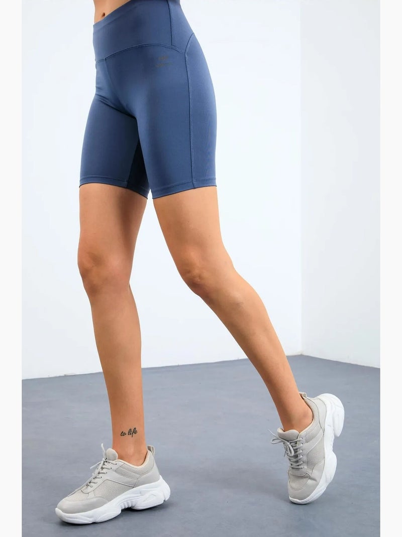 Conjunto active sem mangas de cintura subida tommy Azul-safira - Kiabi