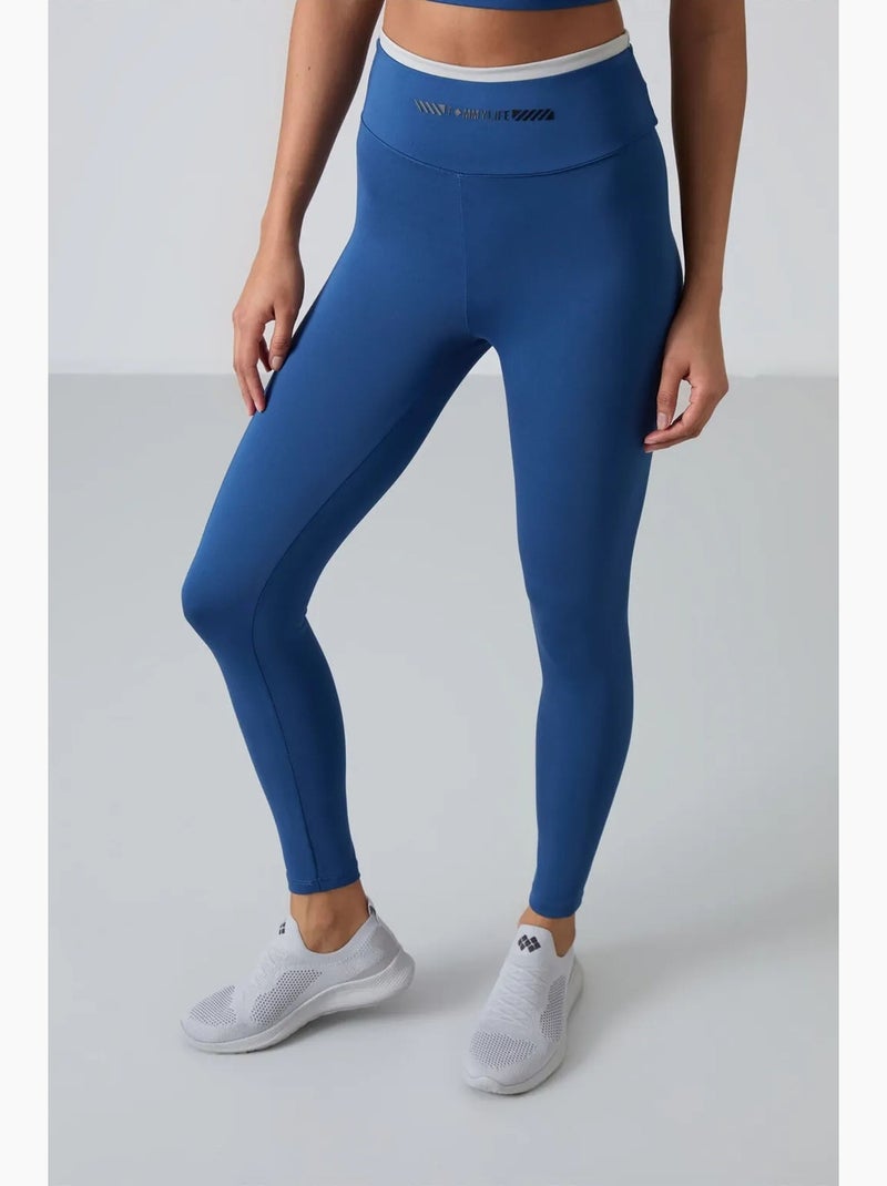 Conjunto active slim fit sem alças tommy Azul - Kiabi