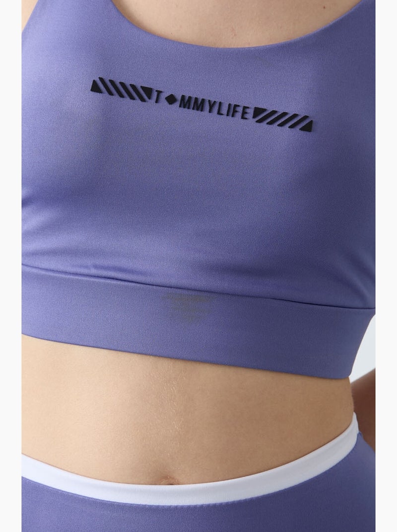 Conjunto active slim fit sem alças tommy Lavanda - Kiabi