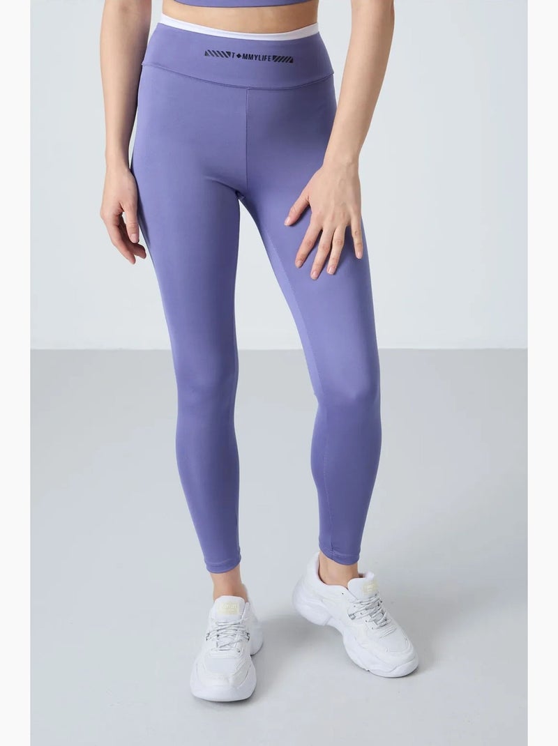 Conjunto active slim fit sem alças tommy Lavanda - Kiabi