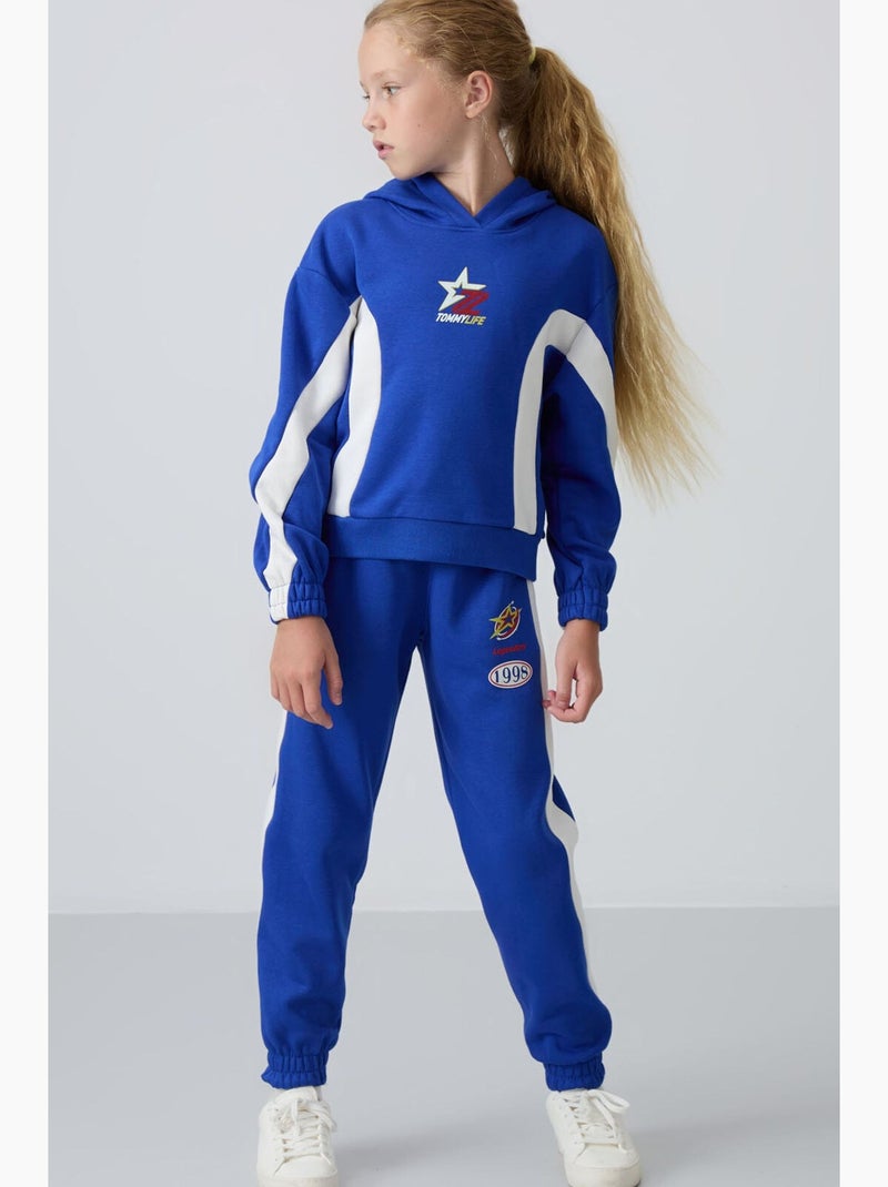 Conjunto active tommy Azul Branco - Kiabi