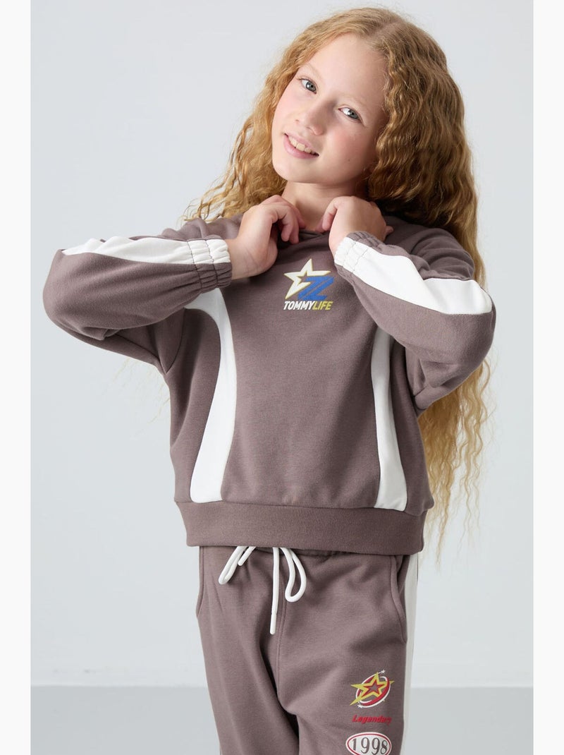Conjunto active tommy Branco Castanho - Kiabi