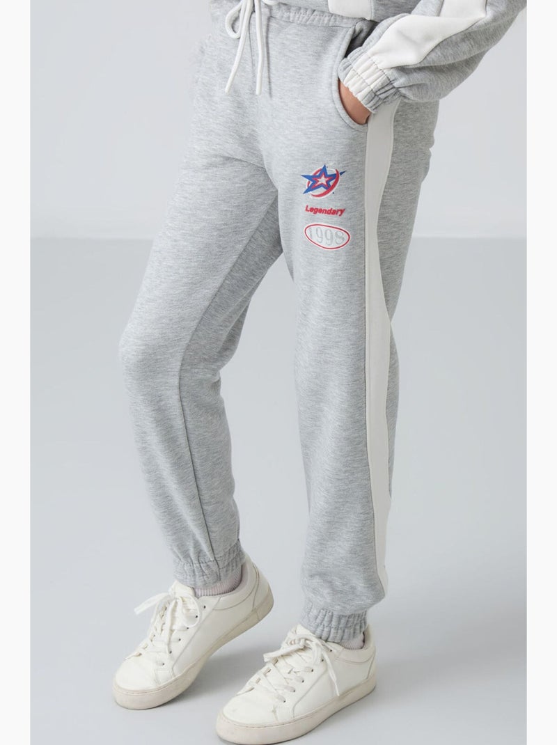 Conjunto active tommy Cinza claro - Kiabi