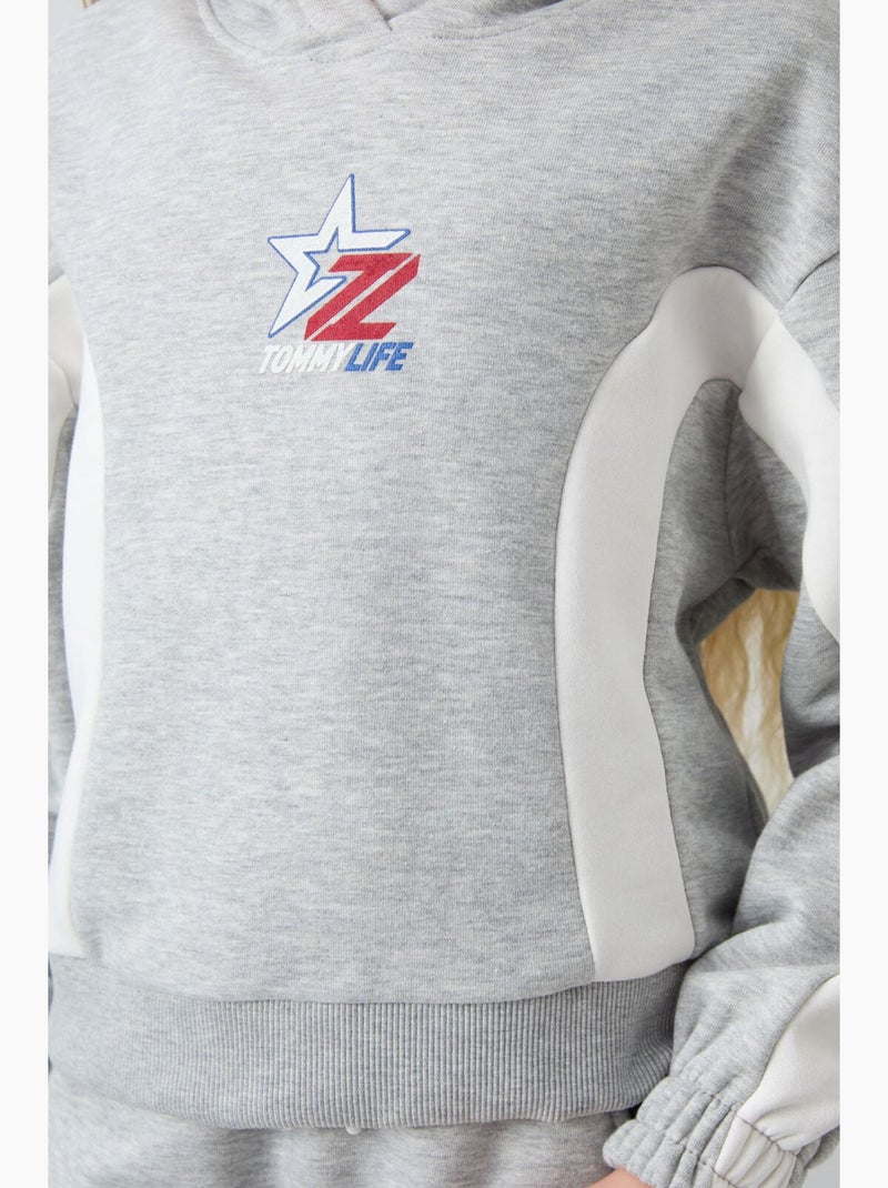 Conjunto active tommy Cinza claro - Kiabi