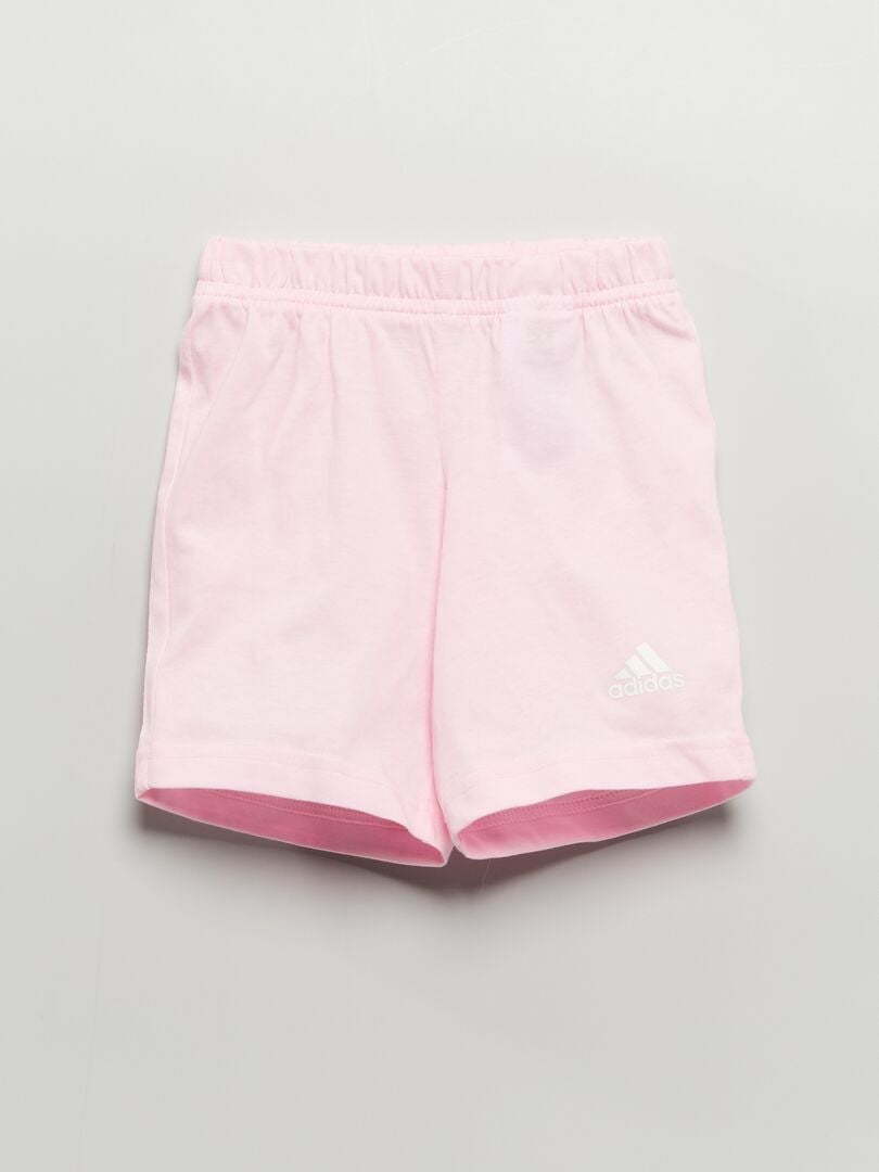 Conjunto 'Adidas' t-shirt + calções - 2 peças BRANCO - Kiabi