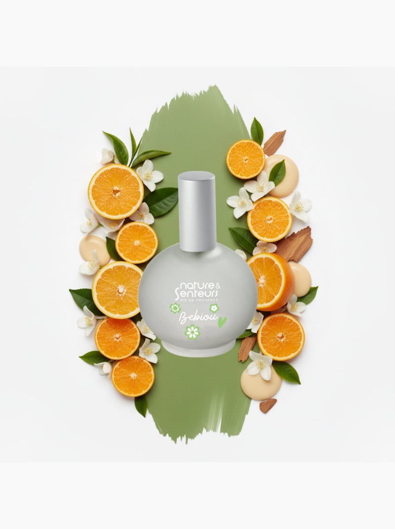 Conjunto água de senteur bebé misto 50 ml sem álcool com luva Bege - Kiabi