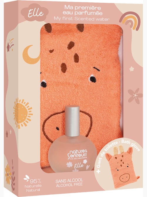 Conjunto água de senteur menina 50 ml sem álcool com luva - Kiabi