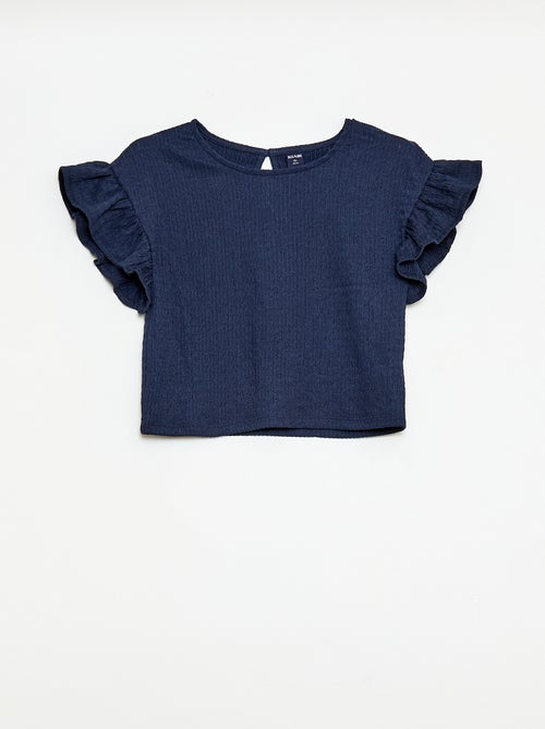 Conjunto às riscas t-shirt + calças - 2 peças - Kiabi