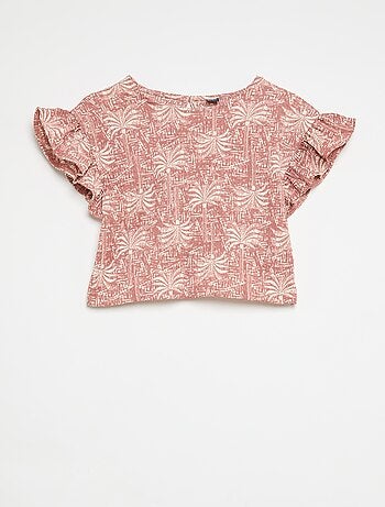 Conjunto às riscas t-shirt + calças - 2 peças