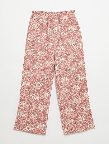 Conjunto às riscas t-shirt + calças - 2 peças