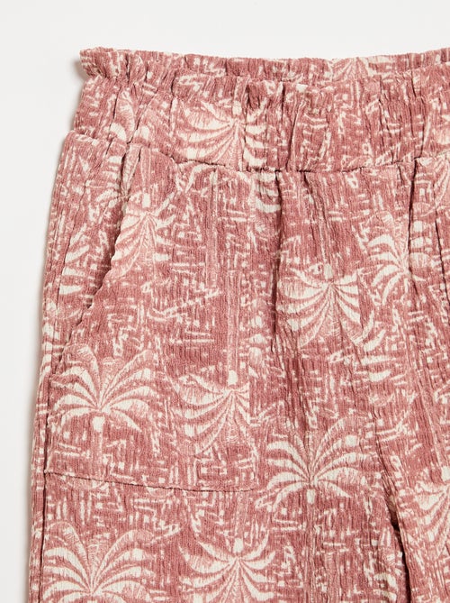 Conjunto às riscas t-shirt + calças - 2 peças - Kiabi