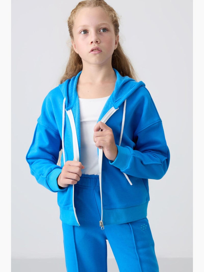 Conjunto ativo de 2 peças em mistura de algodão tommy Azul-cobalto - Kiabi