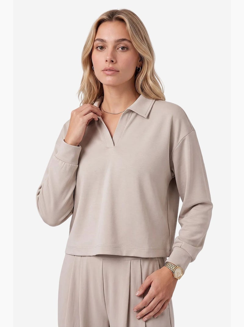 Conjunto ativo feminino tommy Areia - Kiabi
