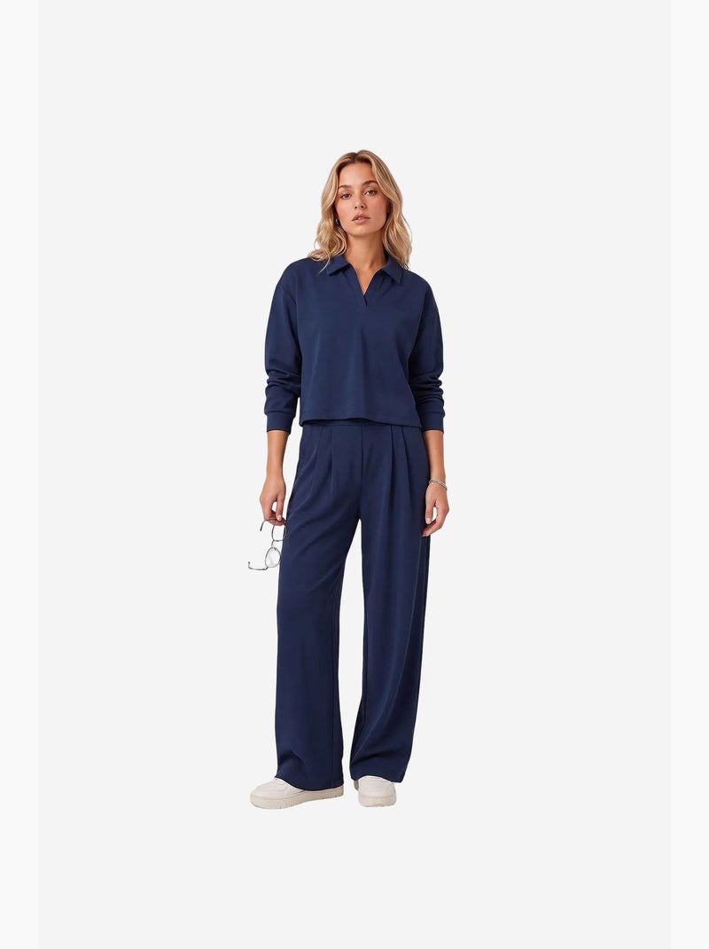 Conjunto ativo feminino tommy Azul-marinho - Kiabi
