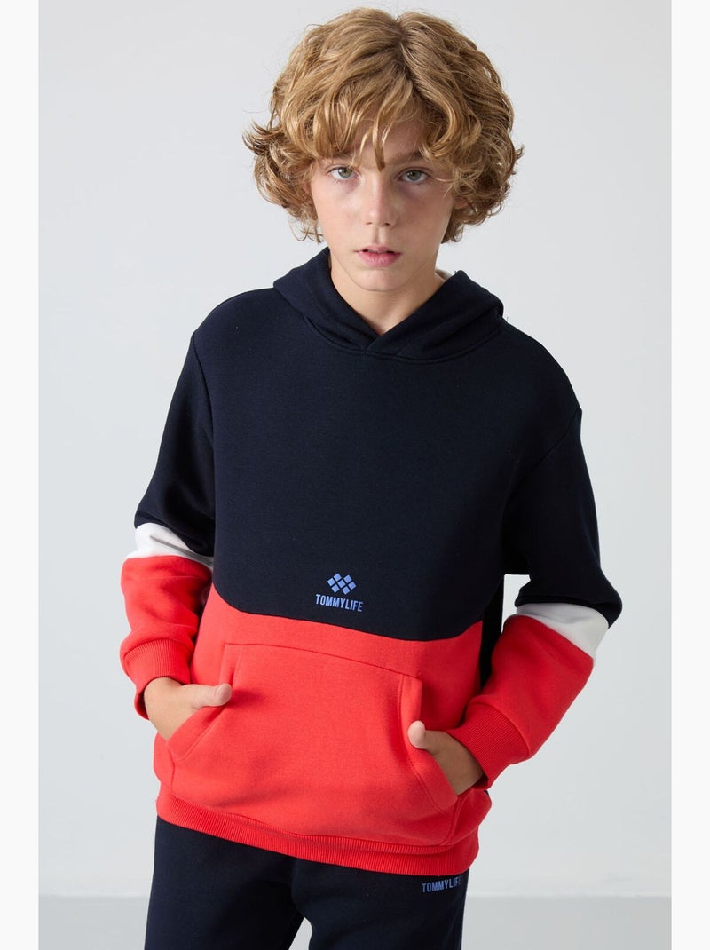 Conjunto ativo infantil tommy Azul Vermelho Branco - Kiabi