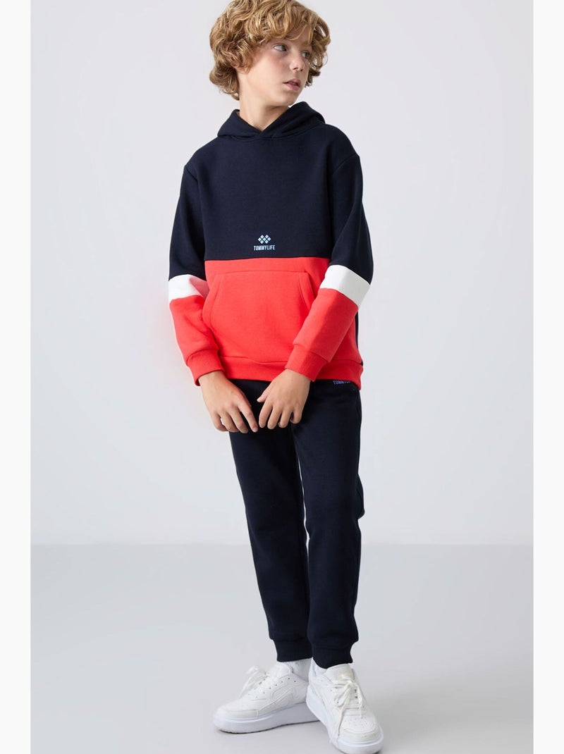 Conjunto ativo infantil tommy Azul Vermelho Branco - Kiabi