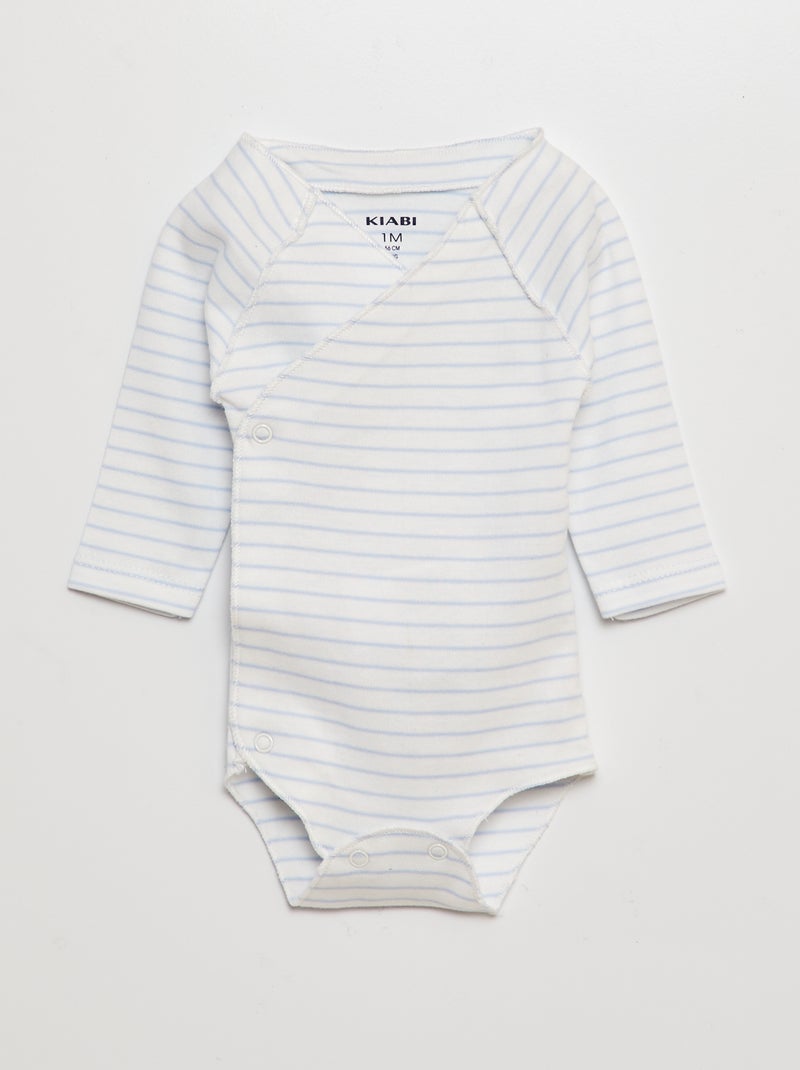 Conjunto babygro + calças 'Disney' Riscas Azul - Kiabi