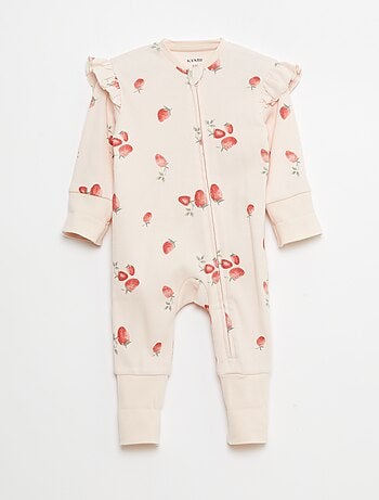 Conjunto babygrow + babete + body - 3 peças