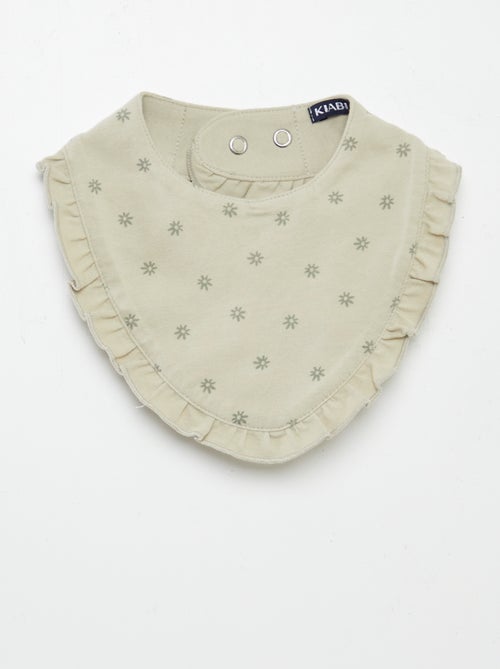 Conjunto babygrow + body + babete - 3 peças - Kiabi