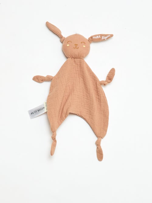 Conjunto babygrow + body + peluche - 3 peças - Kiabi