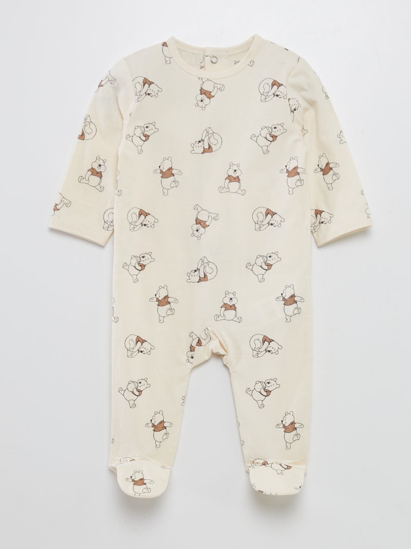 Conjunto babygrow e body 'Winnie' - 2 peças BEGE - Kiabi
