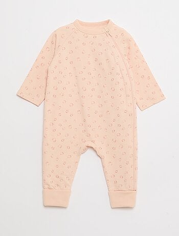 Conjunto body e pijama em fleece quente
