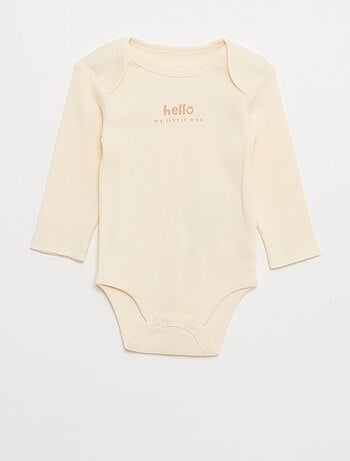 Conjunto body e pijama em fleece quente