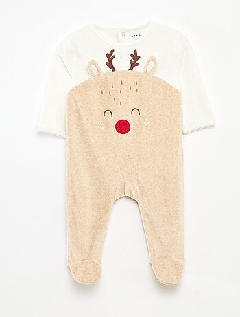 Conjunto babygrow + gorro Natal