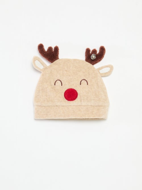 Conjunto babygrow + gorro de Natal - Kiabi