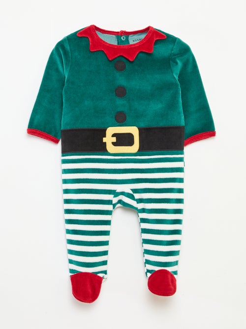 Conjunto babygrow + gorro de Natal - Kiabi