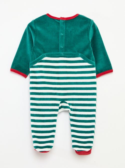 Conjunto babygrow + gorro de Natal - Kiabi