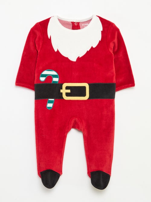 Conjunto babygrow + gorro Natal - Kiabi