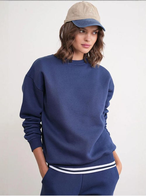Conjunto básico de duas peças de sweatshirt e jogger mixray - Kiabi Conjunto básico de duas peças de sweatshirt e jogger mixray - Kiabi