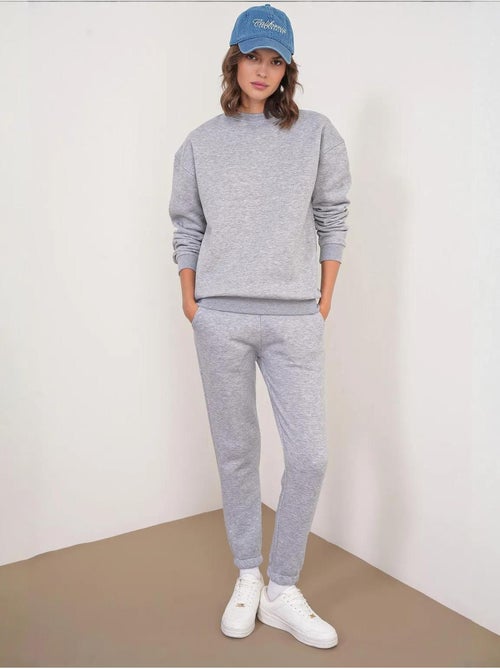 Conjunto básico de duas peças de sweatshirt e jogger mixray - Kiabi