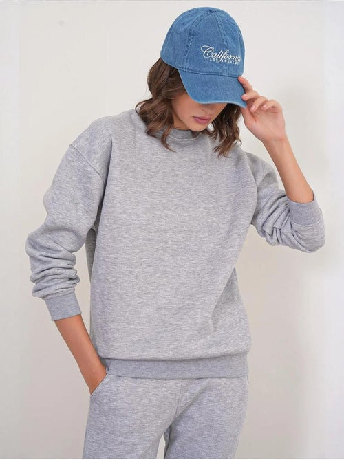 Conjunto básico de duas peças de sweatshirt e jogger mixray - Kiabi