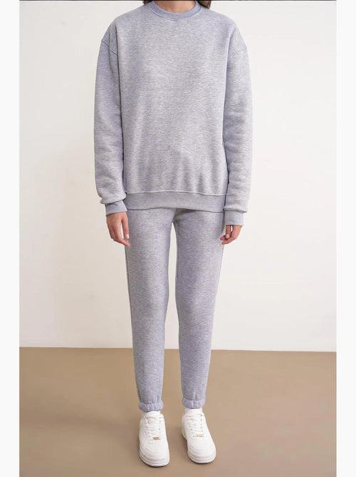 Conjunto básico de duas peças de sweatshirt e jogger mixray - Kiabi