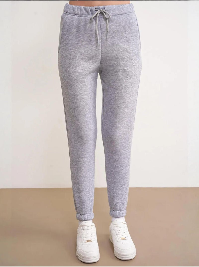 Conjunto básico de duas peças de sweatshirt e jogger mixray Cinza - Kiabi